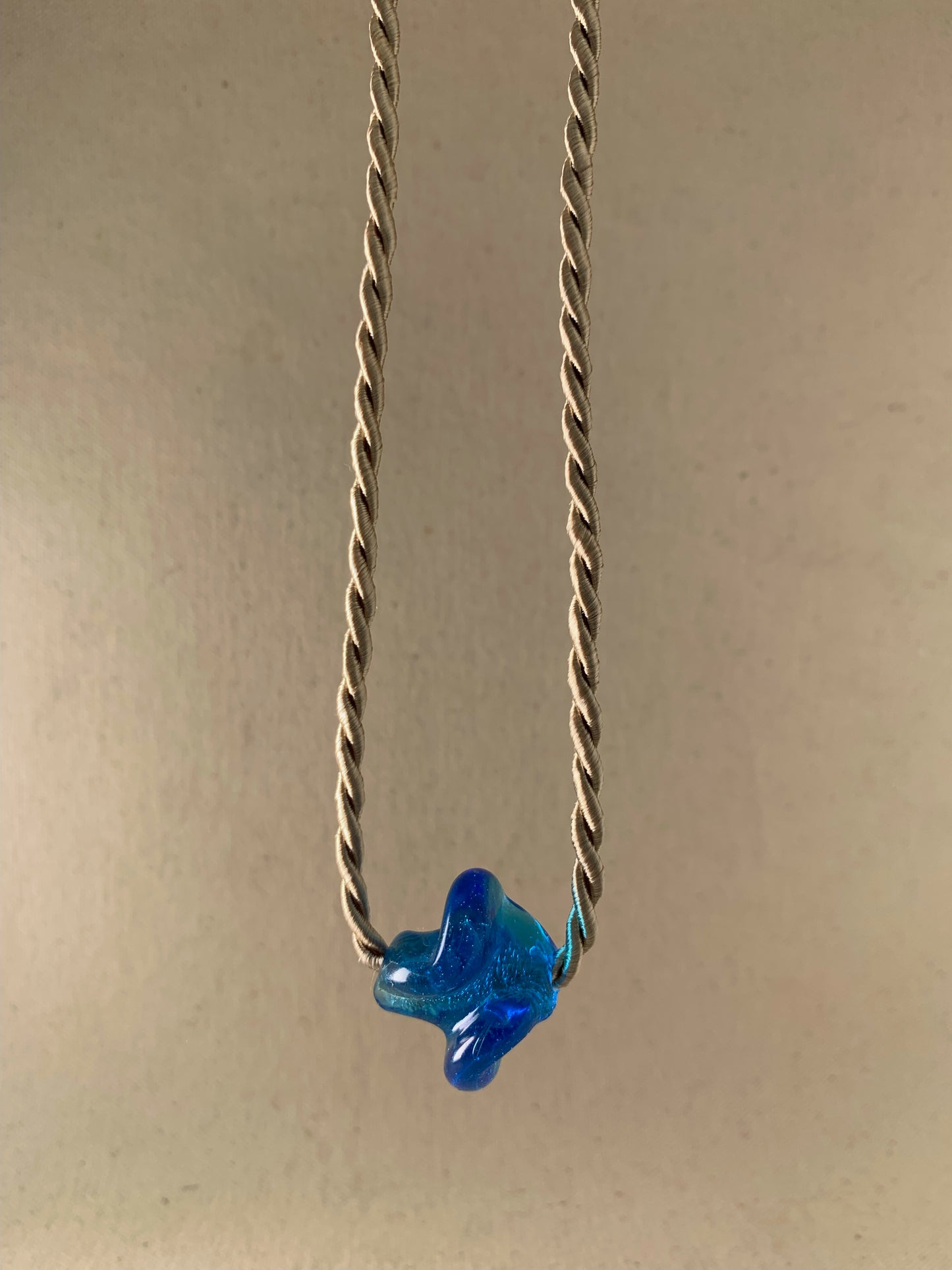 DEVOTEE TWIST NECKLACE, CERULEAN