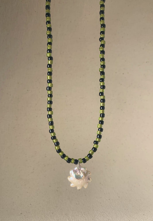 EQUINOX NECKLACE, SUN PEARL