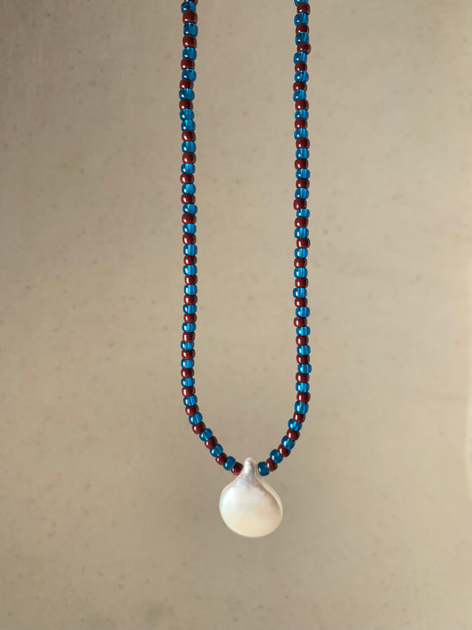 CATALINA NECKLACE, BLUE PARROT