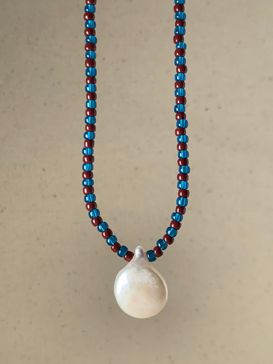 CATALINA NECKLACE, BLUE PARROT