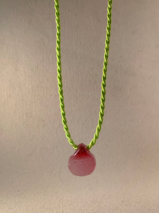 DEVOTEE NECKLACE, ROSE LIME